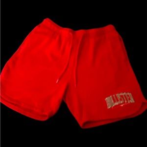 Men/Teens Red Hollister Shorts  🏋️‍♂️
